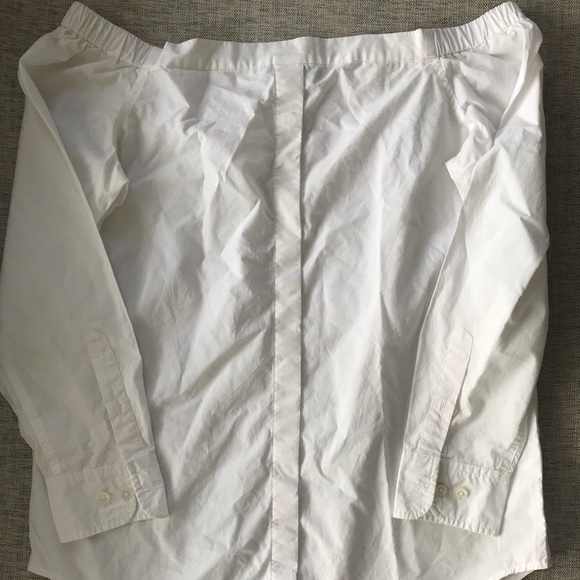 Equipment white off the shoulder blouse - Picture 4 of 4